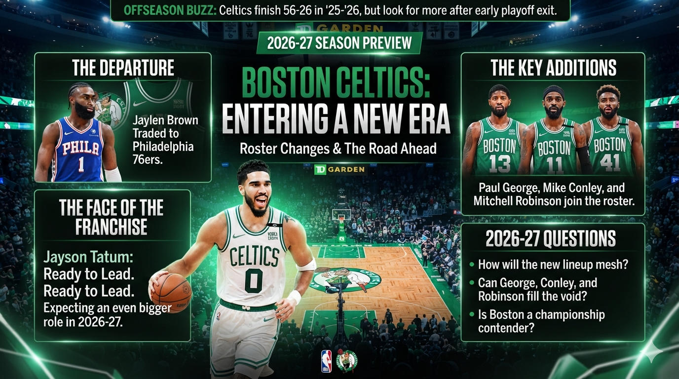 Celtics News: Latest Roster, Players, Trades, and 2026-27 Season Outlook